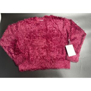 OneTeaspoon NWT Sugarloaf Sweater Crop Knit in Bordeaux Size Small‎ MSRP $149